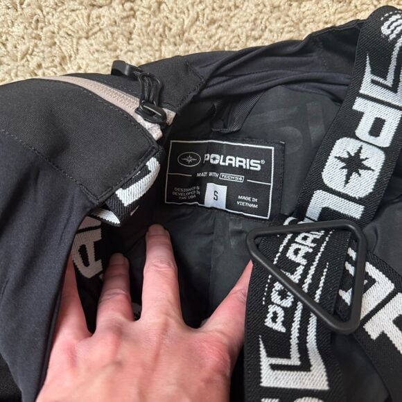 Polaris Women’s Snowmobile Pants Snow Bibs Size Small New with Tags NWT Black - Picture 5 of 10